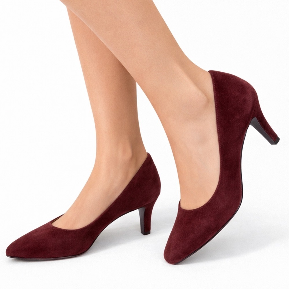 [Cole Haan] Classic Cordovan Suede Juliana Pump
